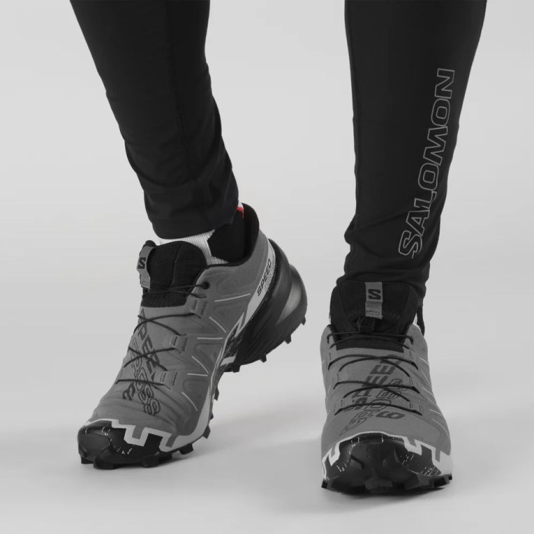 Salomon Speedcross 6 Men's Trail Running Shoes Grey | CA 46Q27